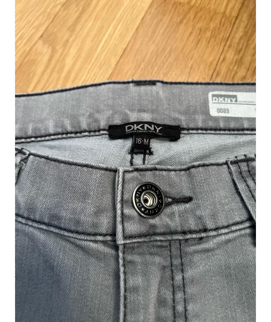 DKNY Серые хлопковые детские джинсы, фото 2