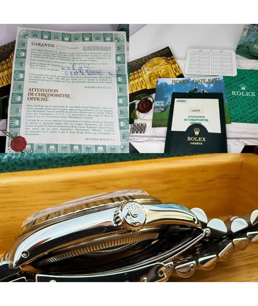 ROLEX Серебряные часы из белого золота, фото 5