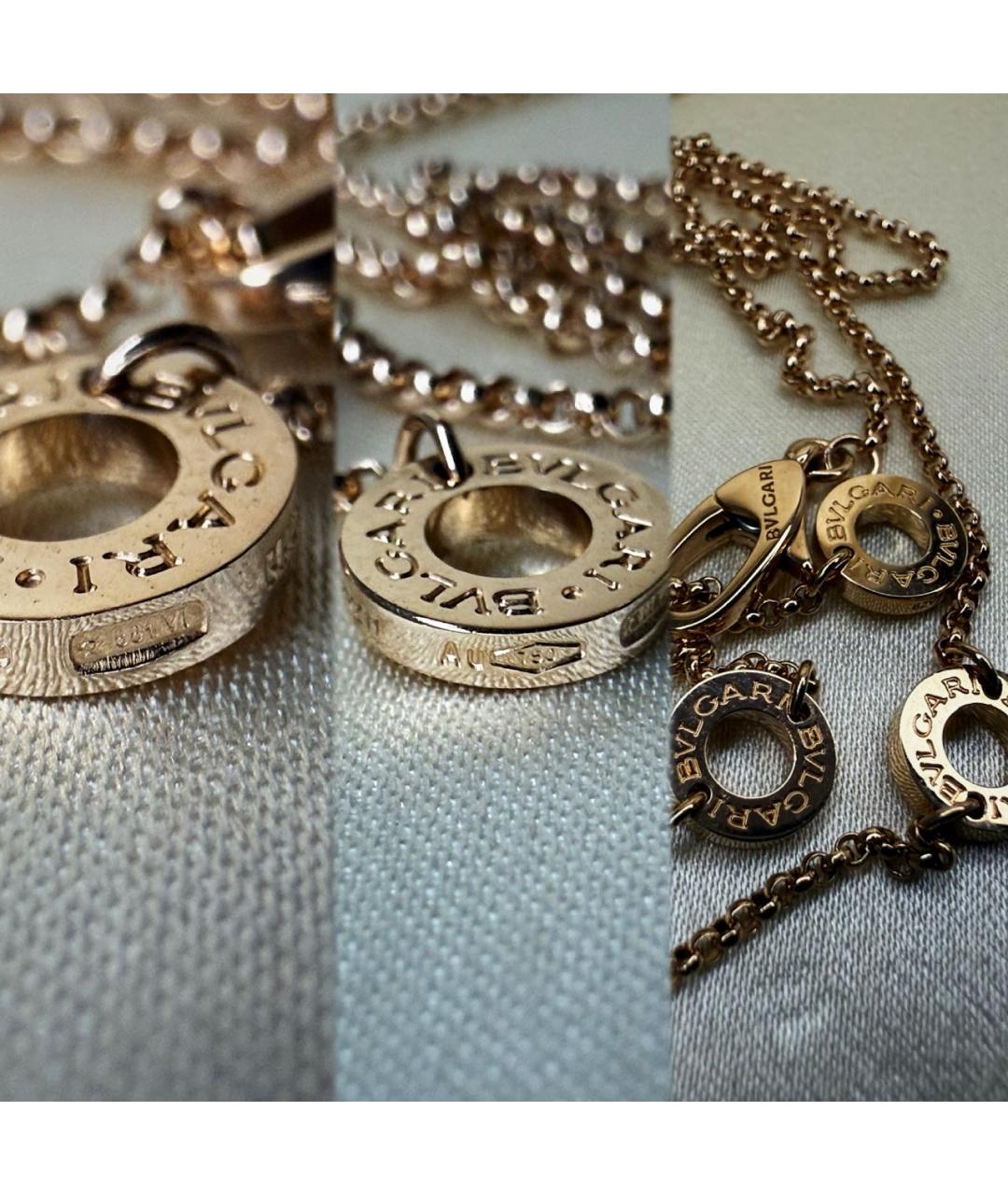 BVLGARI Розовая подвеска из розового золота, фото 3