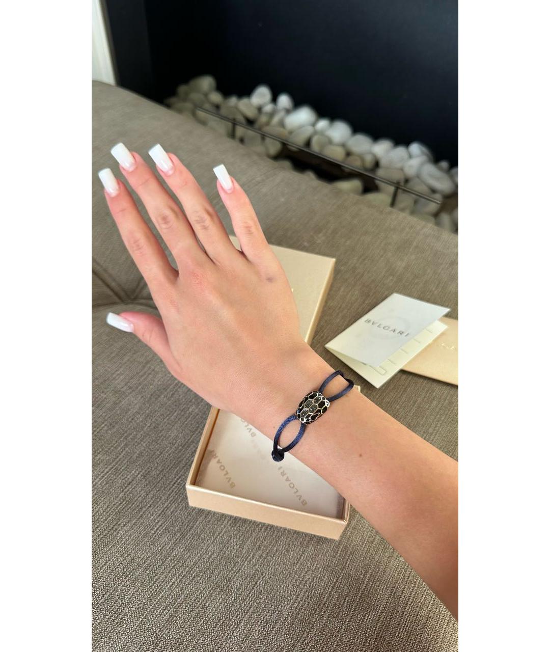 BVLGARI Темно-синий браслет, фото 4