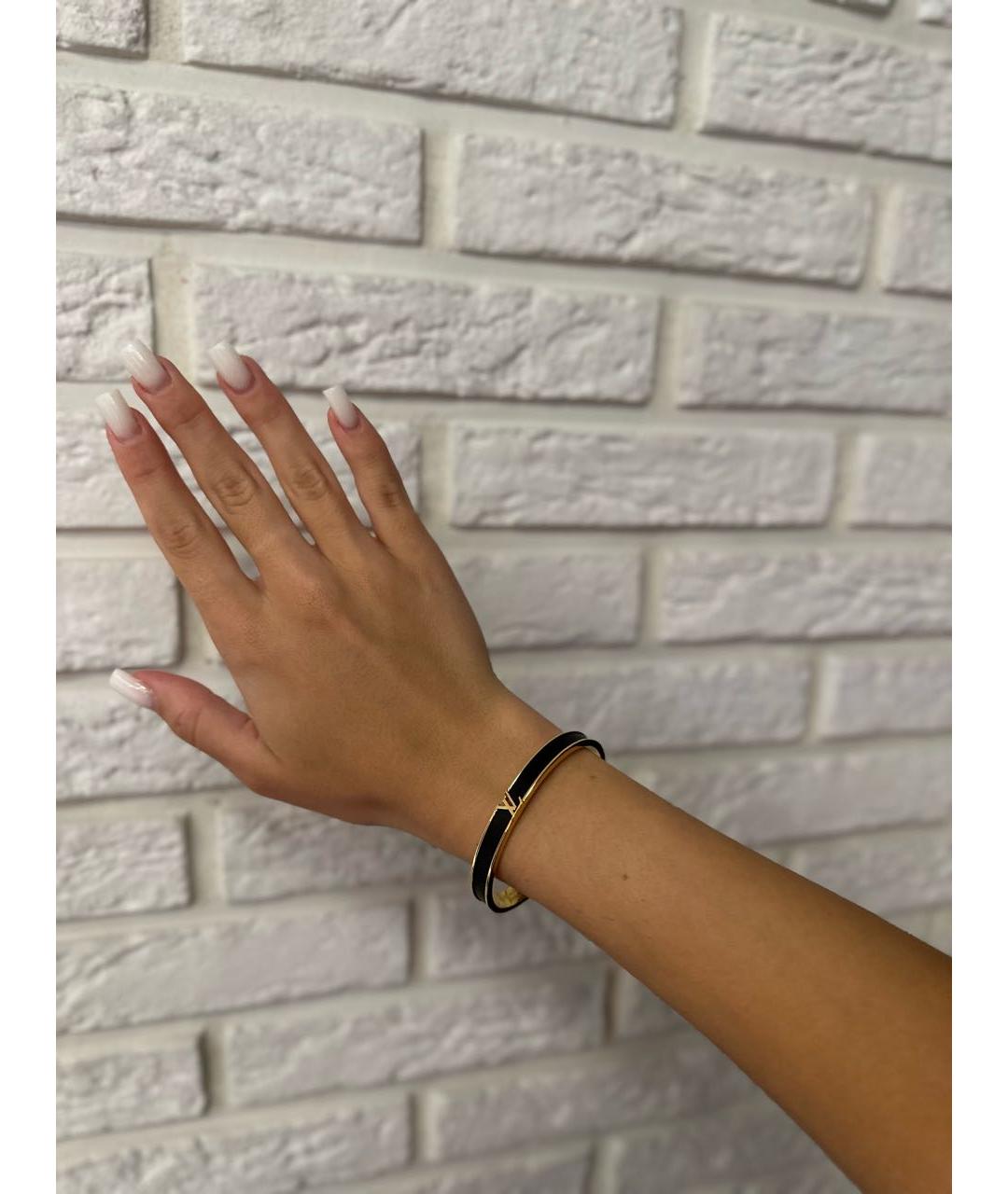 LOUIS VUITTON Золотой металлический браслет, фото 4