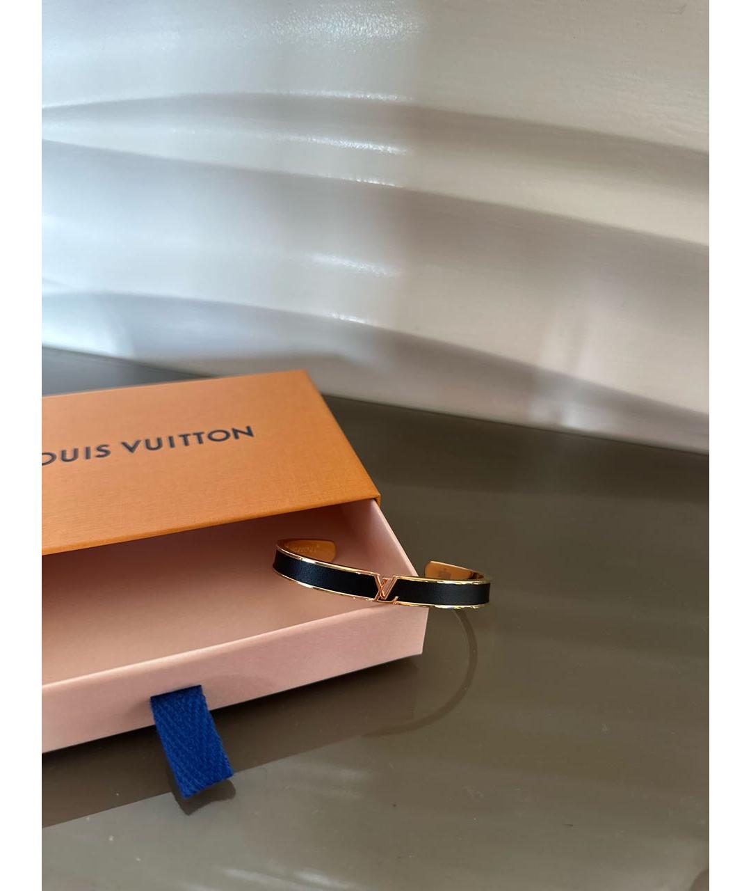 LOUIS VUITTON Золотой металлический браслет, фото 2