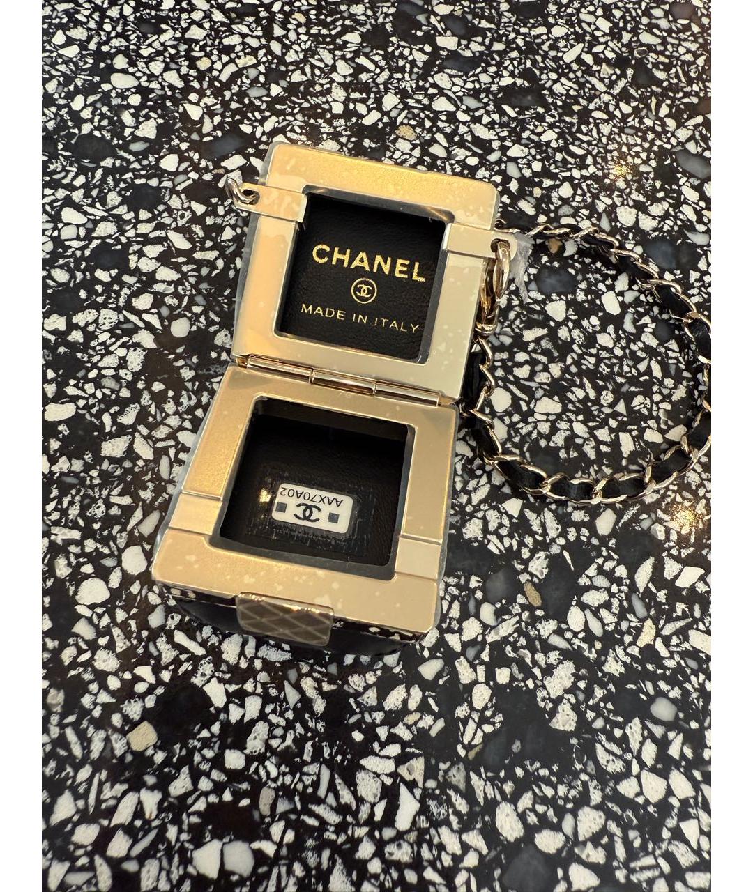 CHANEL Черный брелок, фото 5