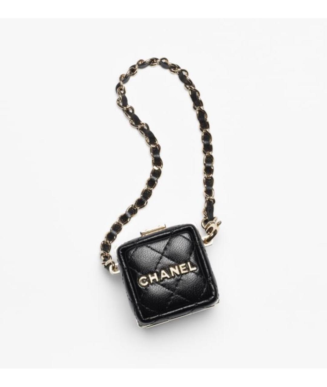 CHANEL Черный брелок, фото 7
