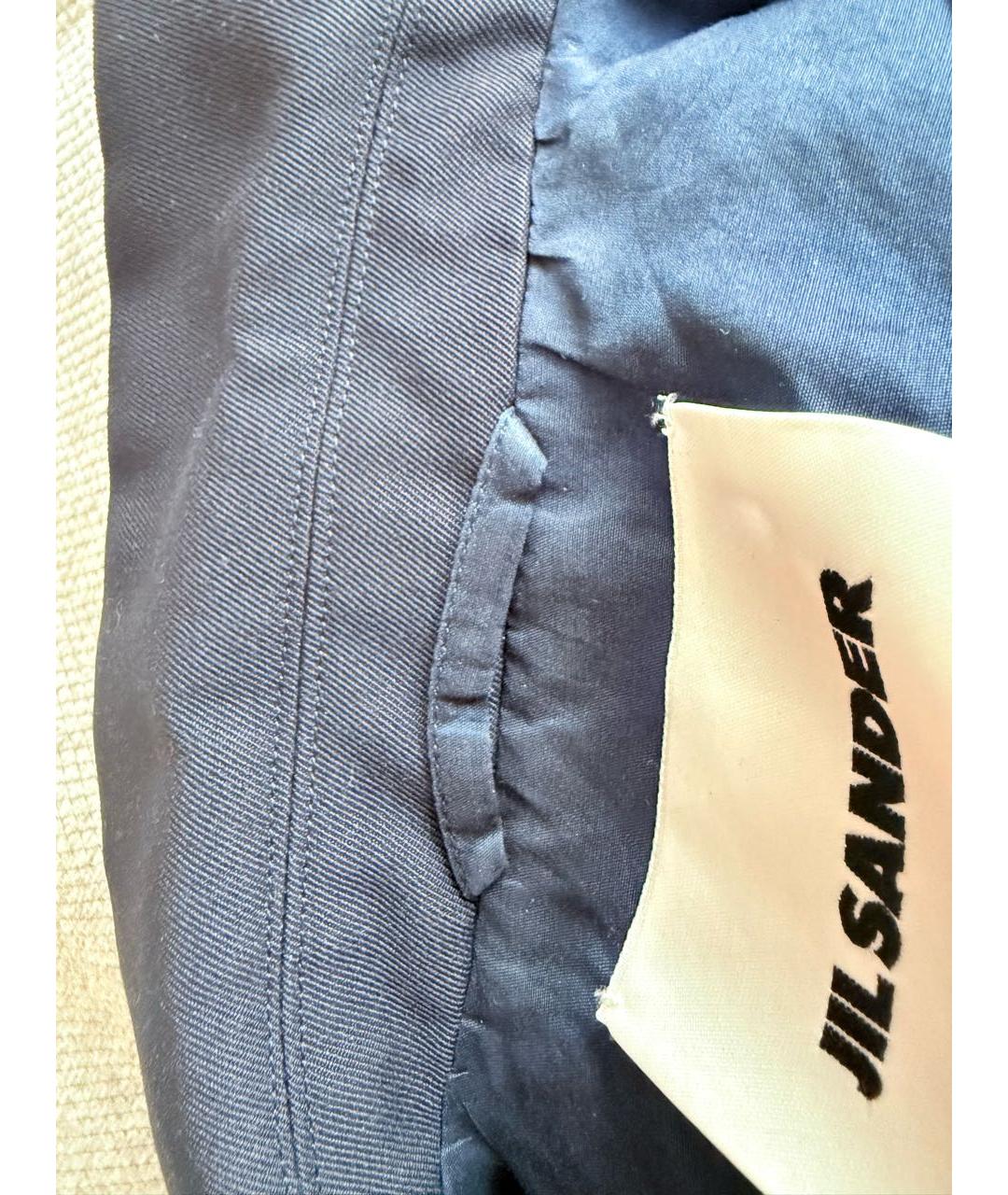 JIL SANDER Темно-синий жакет/пиджак, фото 7