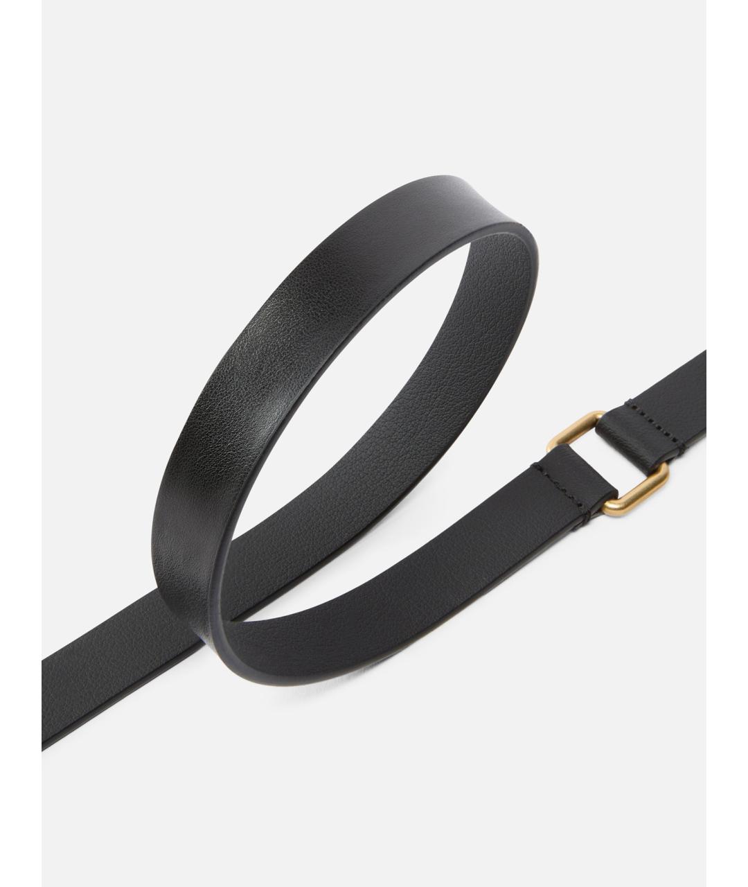 PINKO Черный кожаный ремень, фото 4