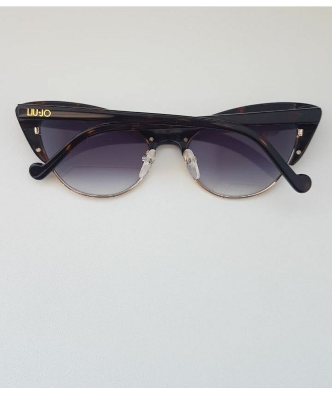 LIU JO Черные пластиковые солнцезащитные очки, фото 6