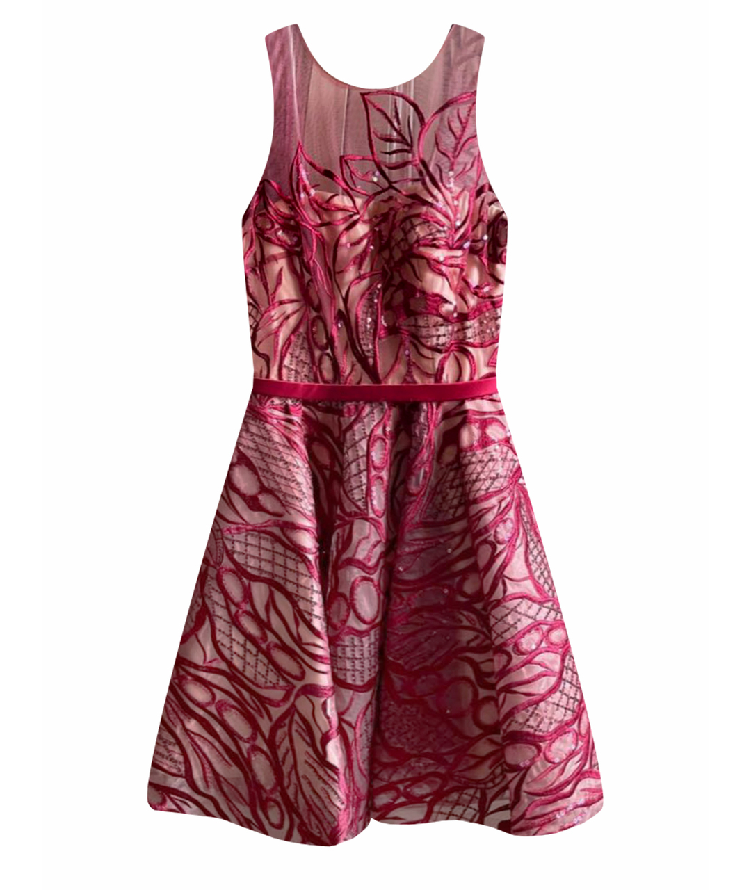 BASIX Розовое коктейльное платье, фото 1