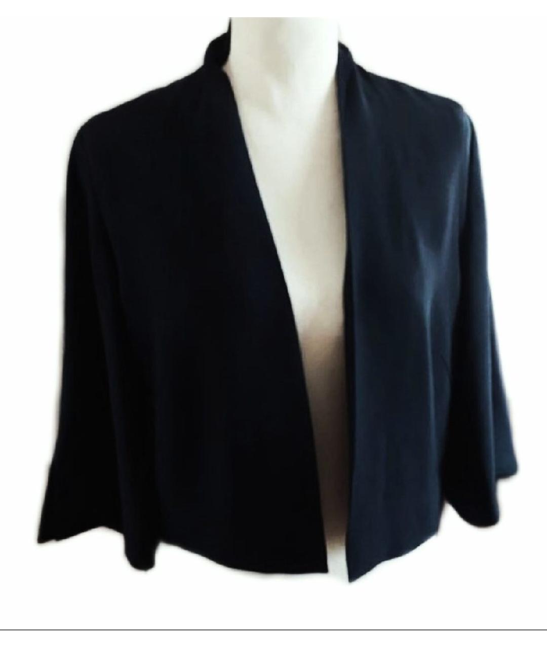 HUGO BOSS Темно-синий ацетатный жакет/пиджак, фото 3
