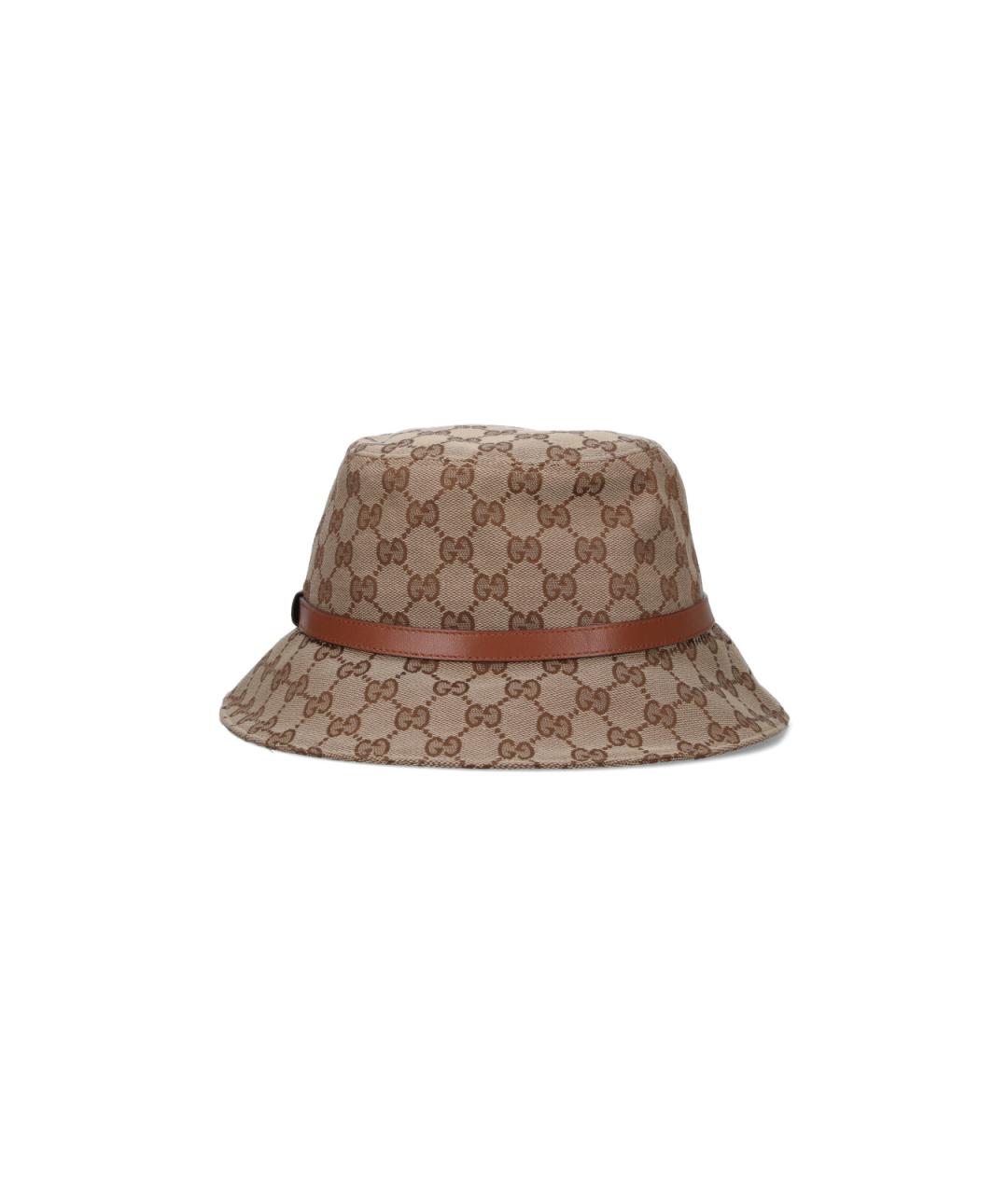 GUCCI Бежевая панама, фото 1