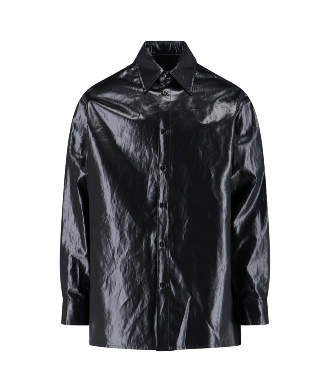 MM6 MAISON MARGIELA Черная кэжуал рубашка, фото 1