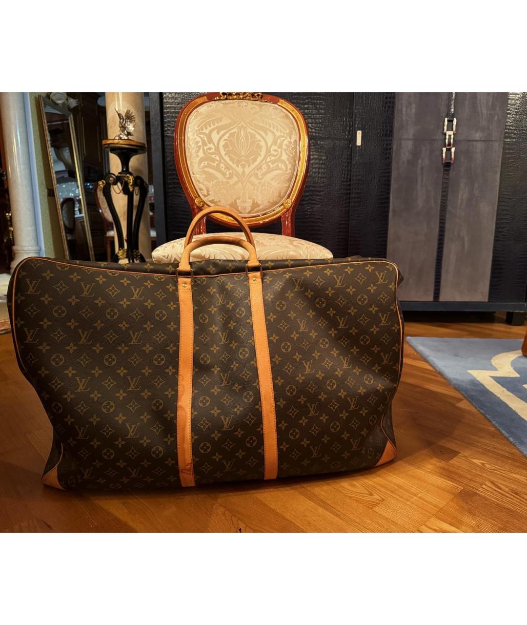LOUIS VUITTON Коричневый чемодан, фото 2