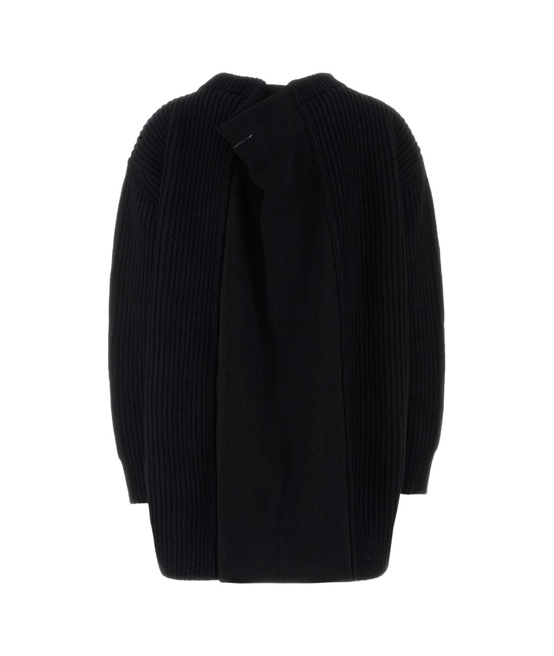 MM6 MAISON MARGIELA Черный шерстяной джемпер / свитер, фото 2