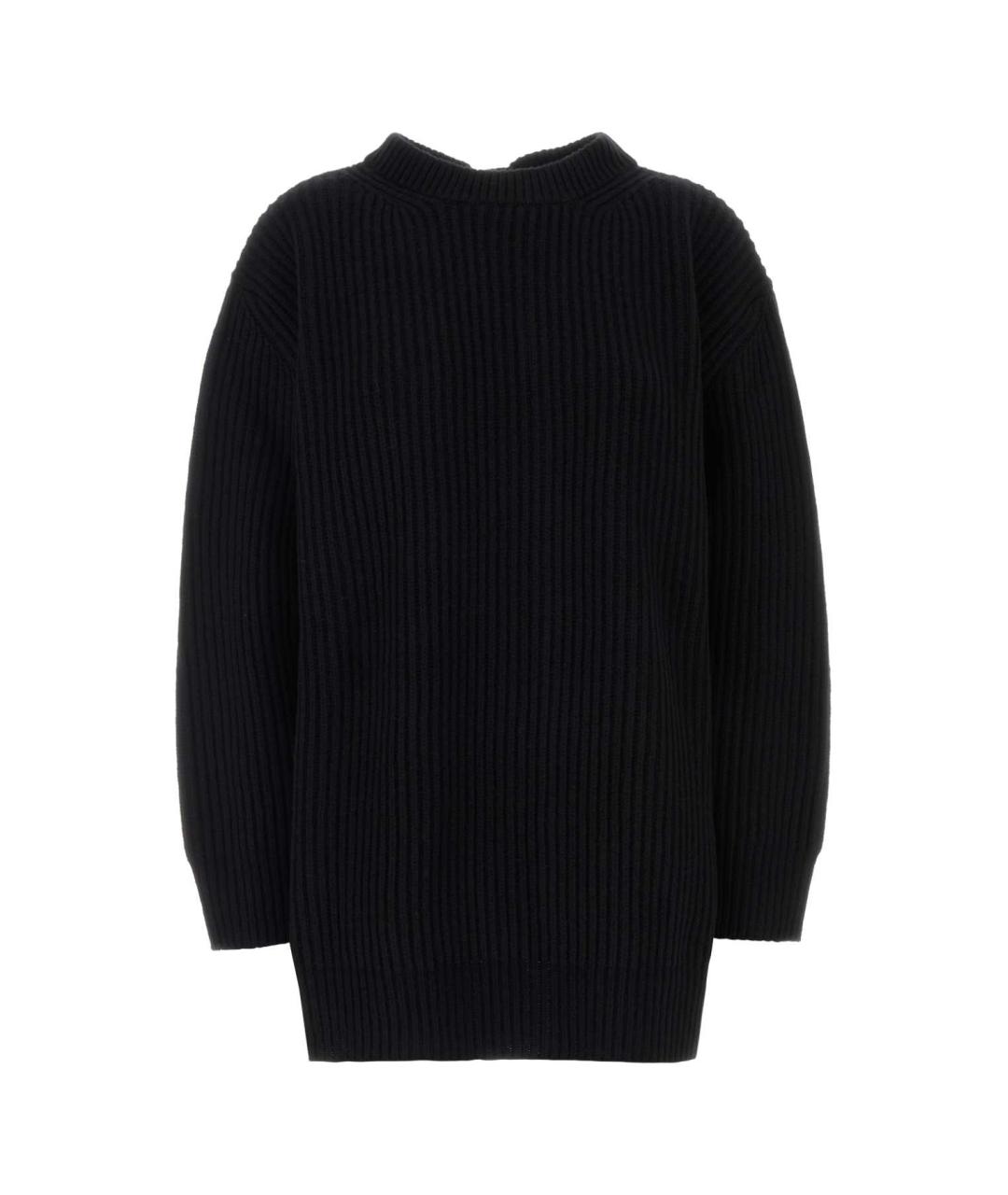 MM6 MAISON MARGIELA Черный шерстяной джемпер / свитер, фото 1