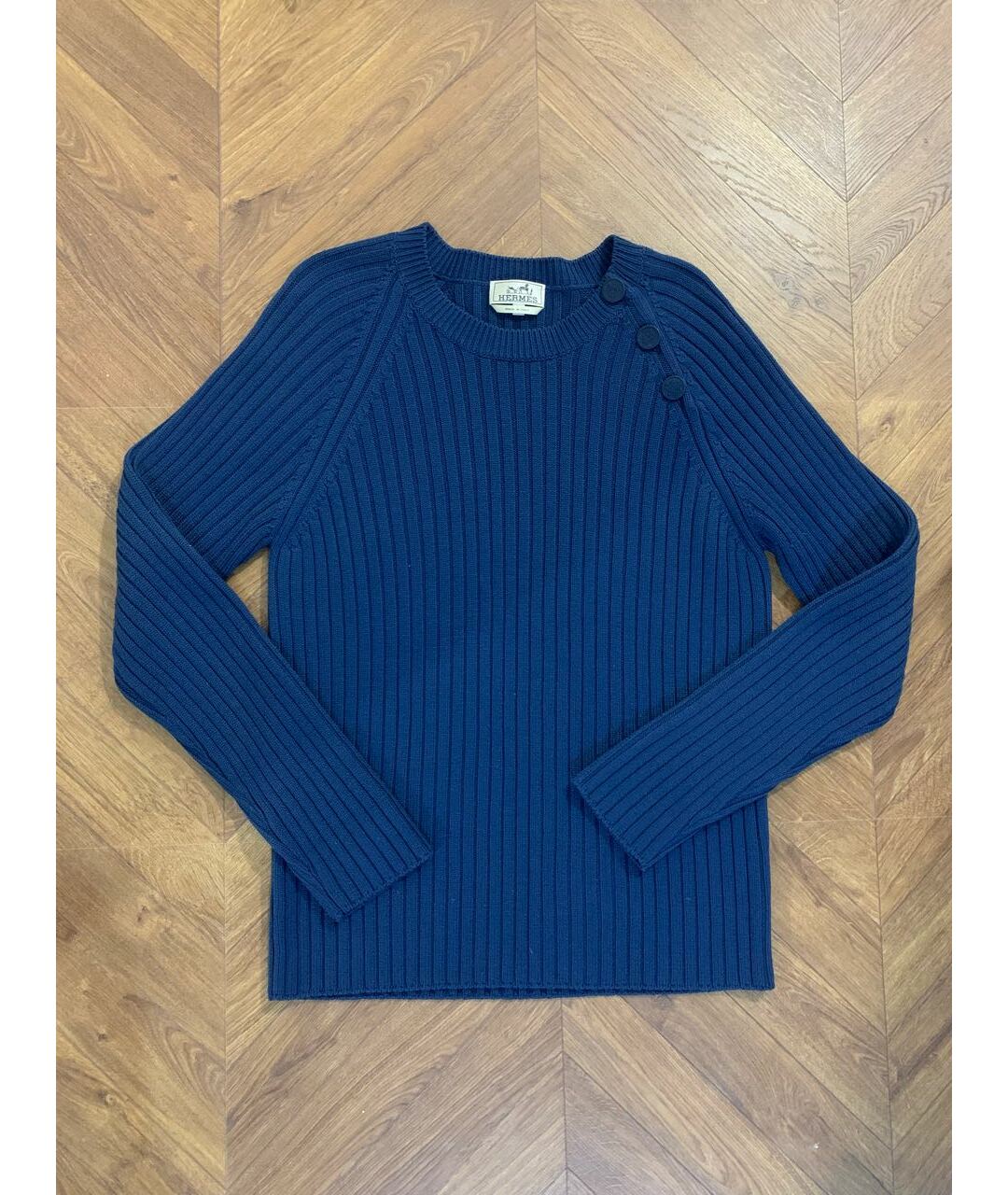 HERMES PRE-OWNED Синий шерстяной джемпер / свитер, фото 6