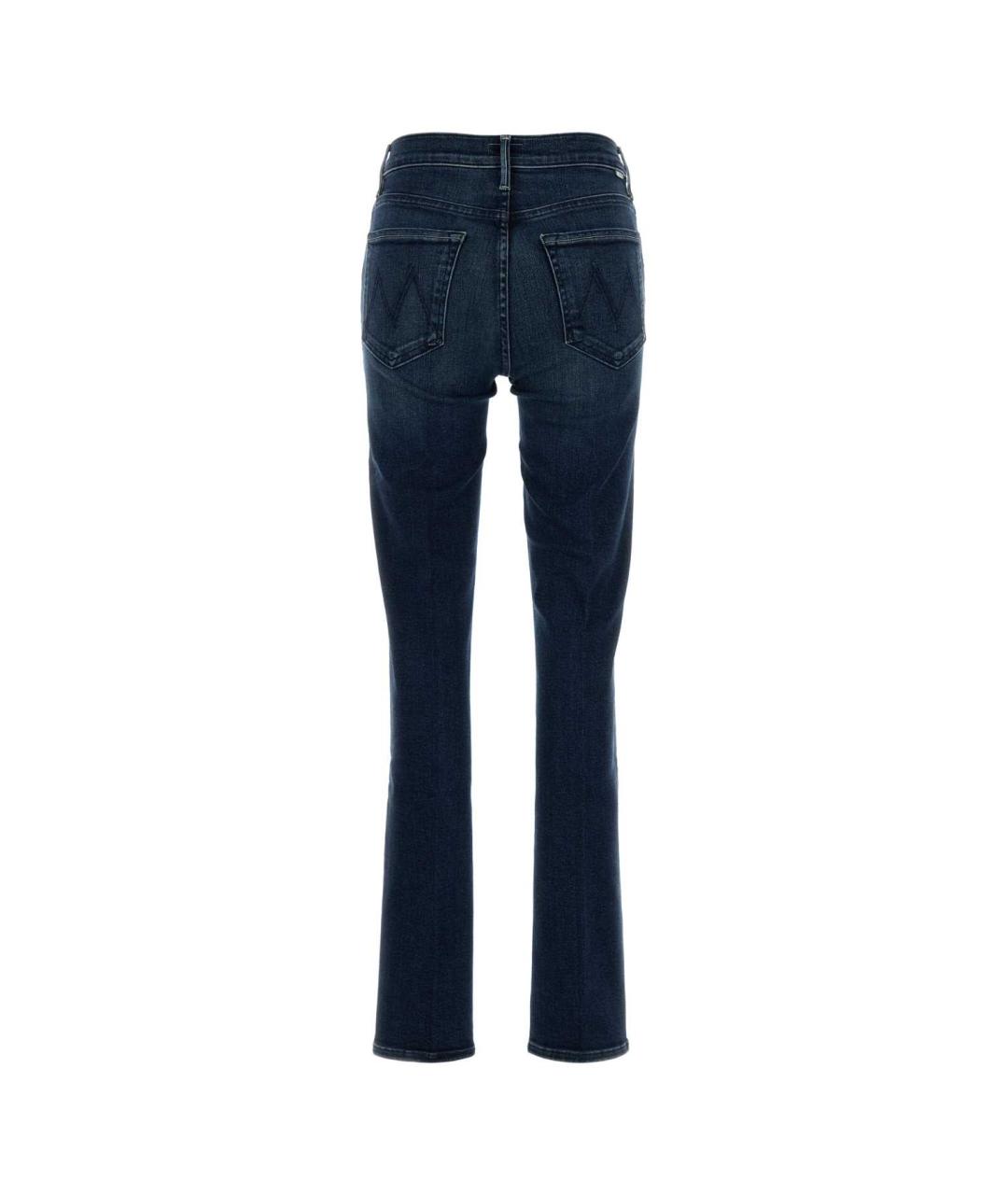 MOTHER Синие хлопко-лиоцелловые джинсы слим, фото 2