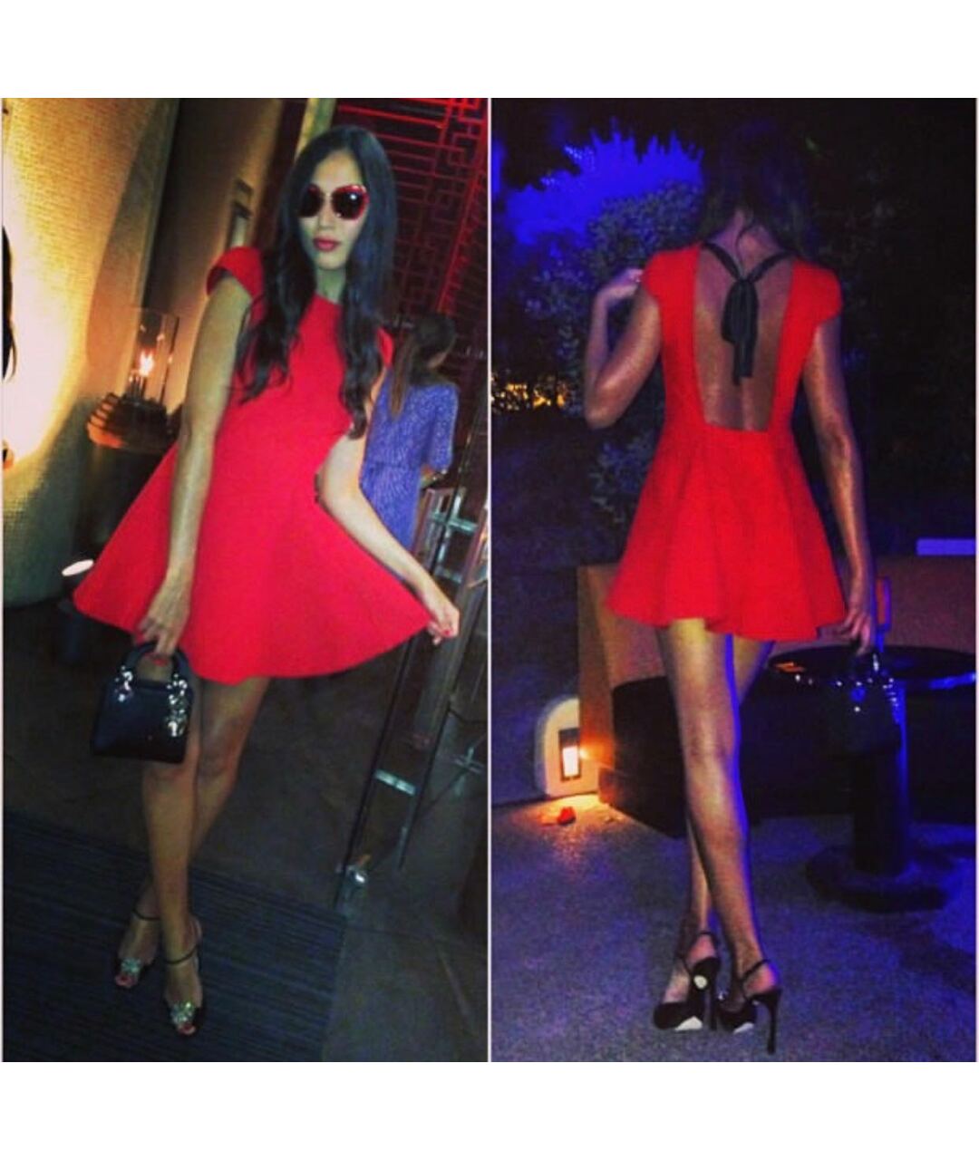 MIU MIU Красное вискозное повседневное платье, фото 6