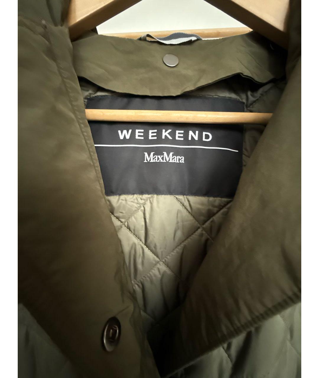 WEEKEND MAX MARA Хаки полиэстеровая куртка, фото 3