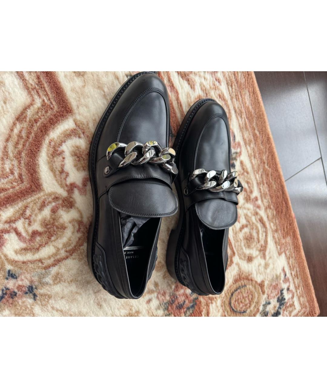 CASADEI Черные кожаные низкие ботинки, фото 6