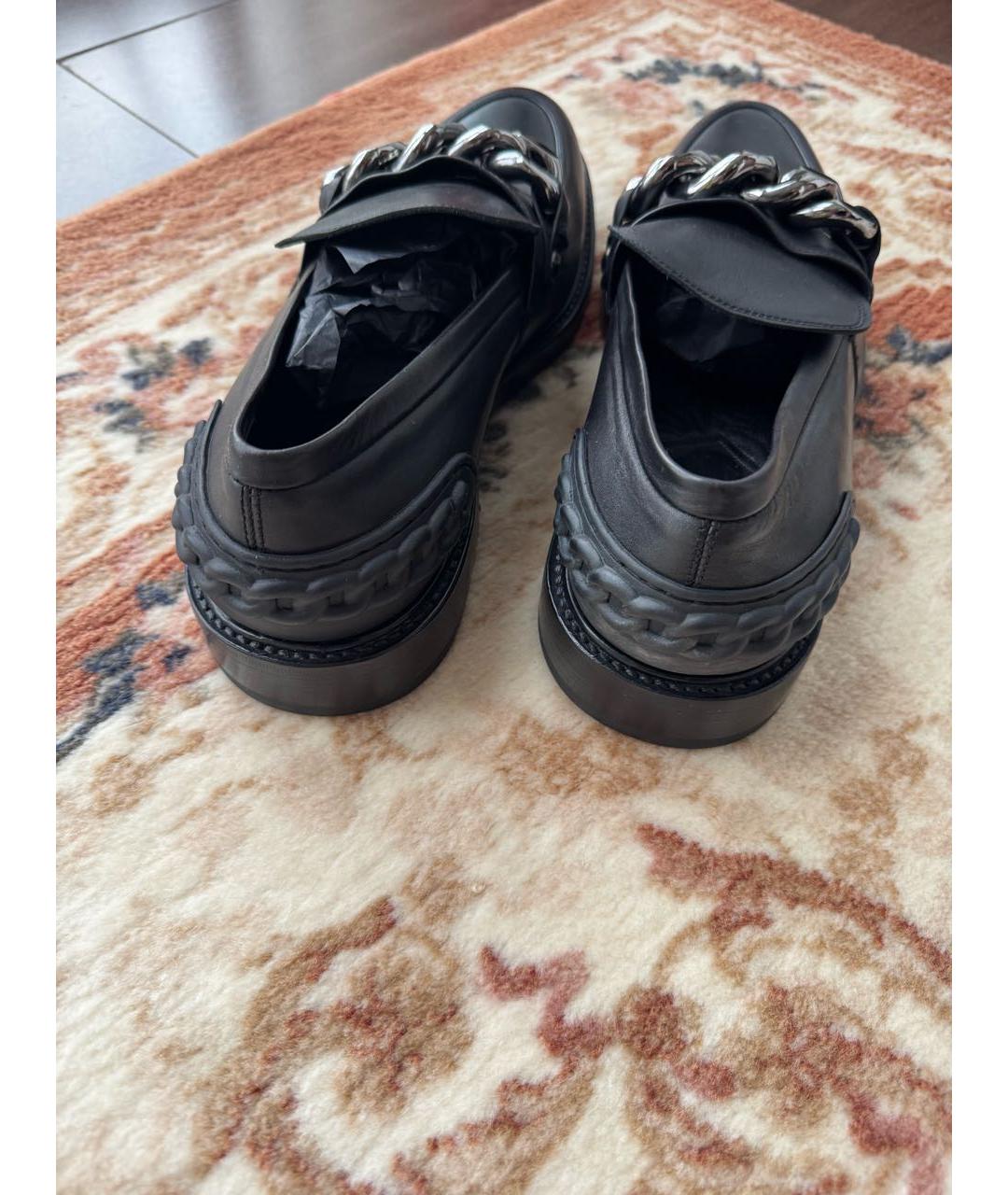 CASADEI Черные кожаные низкие ботинки, фото 2