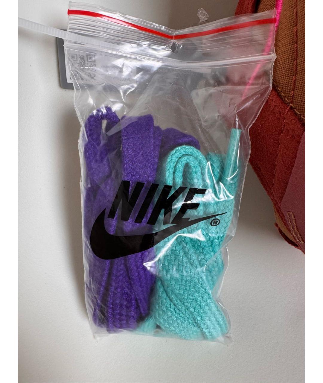 NIKE Коричневые текстильные кроссовки, фото 6