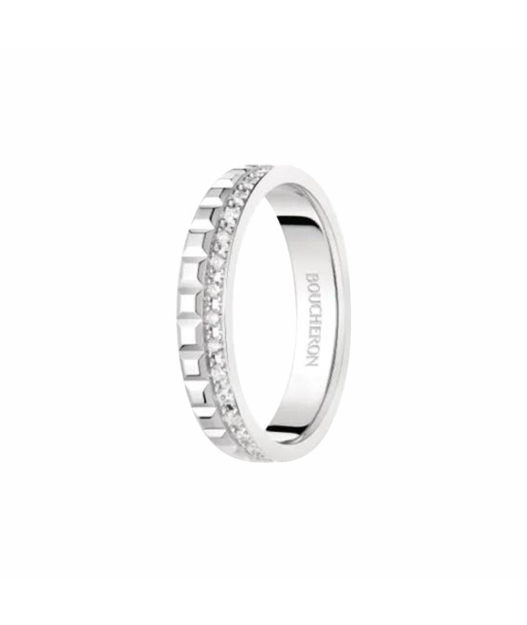 BOUCHERON Белое кольцо из белого золота, фото 1
