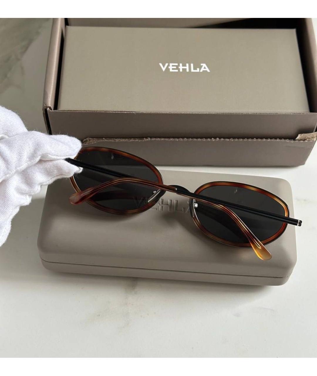 Vehla Антрацитовые металлические солнцезащитные очки, фото 6