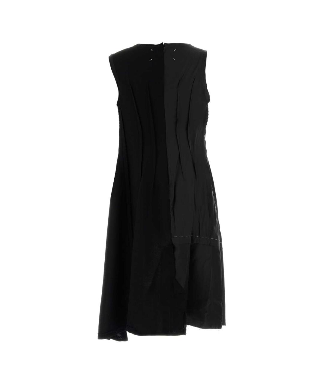 MAISON MARGIELA Черное шерстяное вечернее платье, фото 2