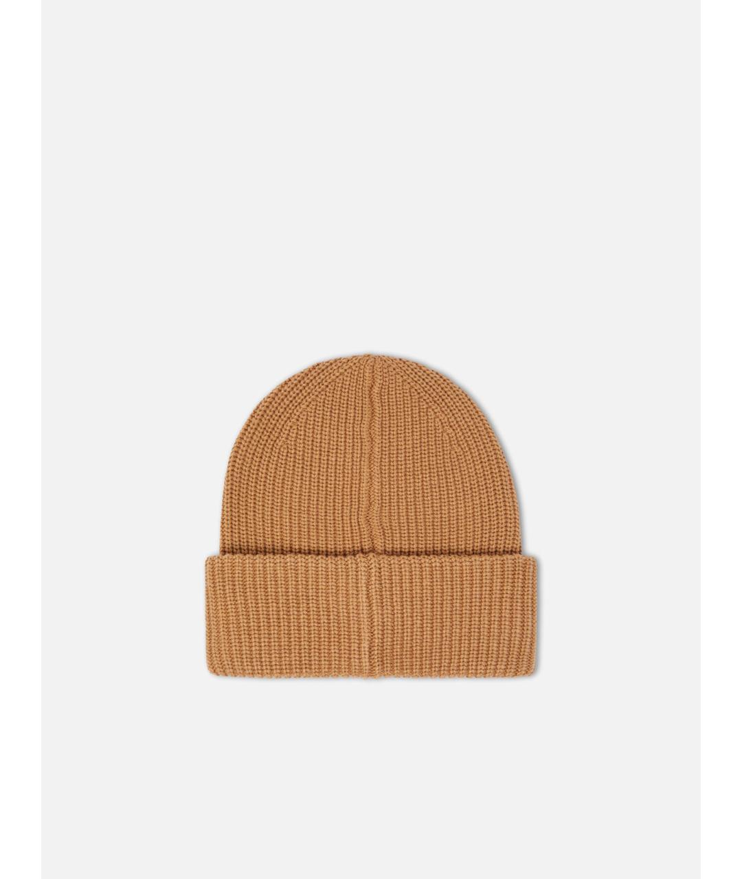 PINKO Коричневая шерстяная шапка, фото 2