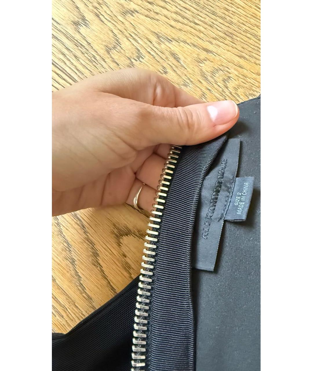 ALEXANDER WANG Черное вискозное коктейльное платье, фото 3