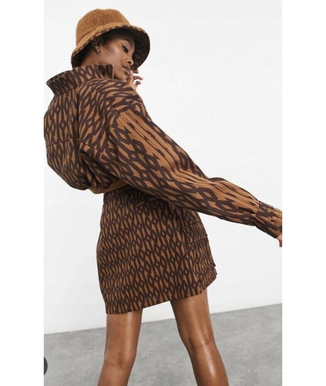 ADIDAS Коричневый хлопковый костюм с юбками, фото 8