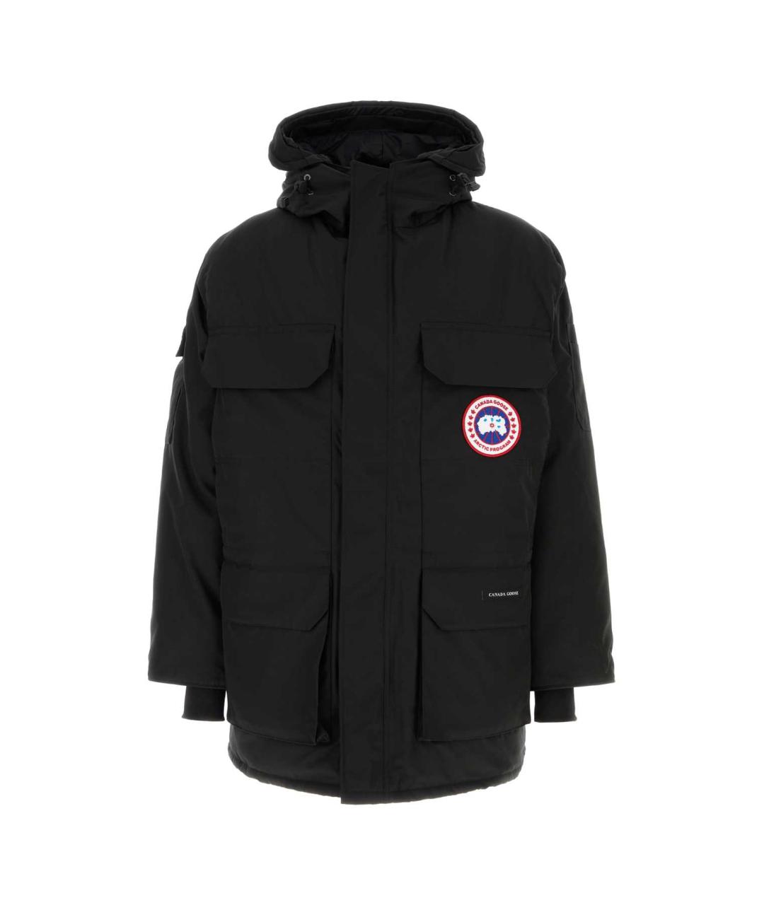 CANADA GOOSE Черная хлопковая парка, фото 1
