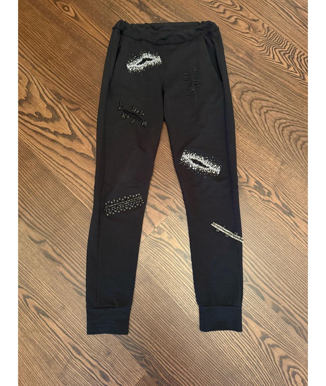 PHILIPP PLEIN Черный хлопковый спортивные костюмы, фото 3