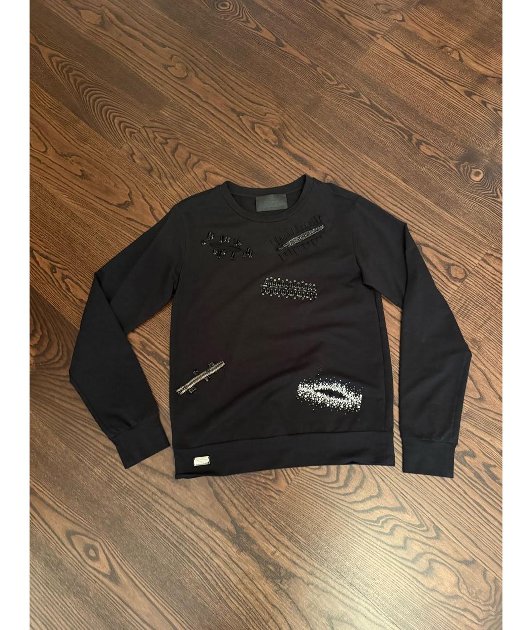 PHILIPP PLEIN Черный хлопковый спортивные костюмы, фото 2