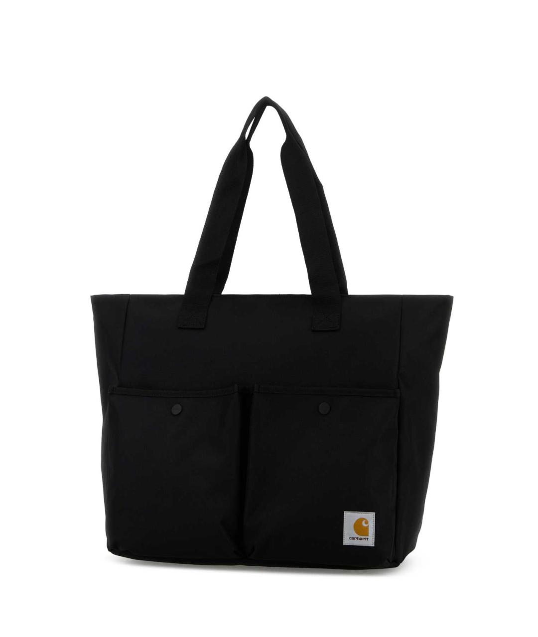 CARHARTT WIP Черная синтетическая сумка на плечо, фото 2