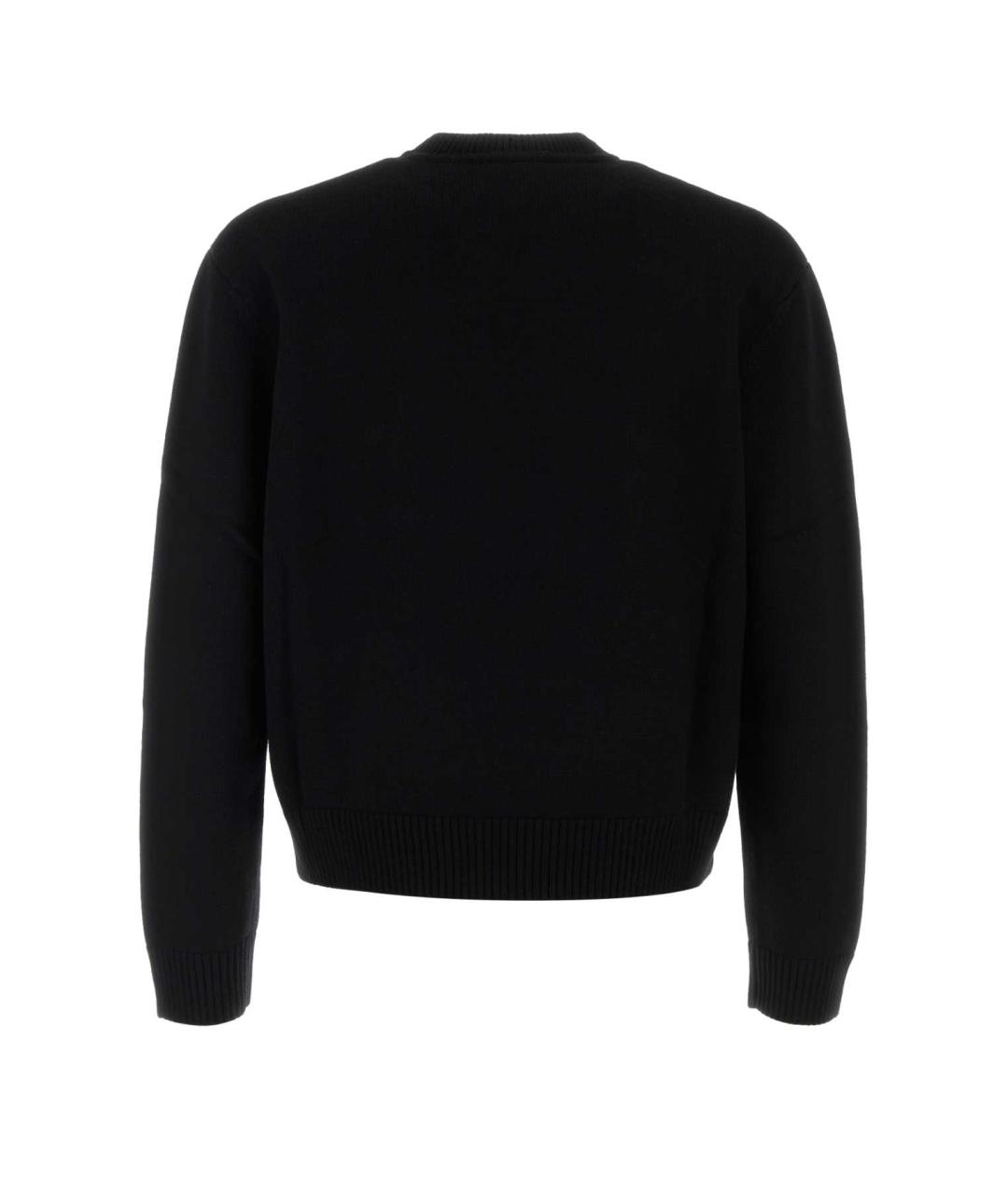 CASABLANCA Черный шерстяной джемпер / свитер, фото 2