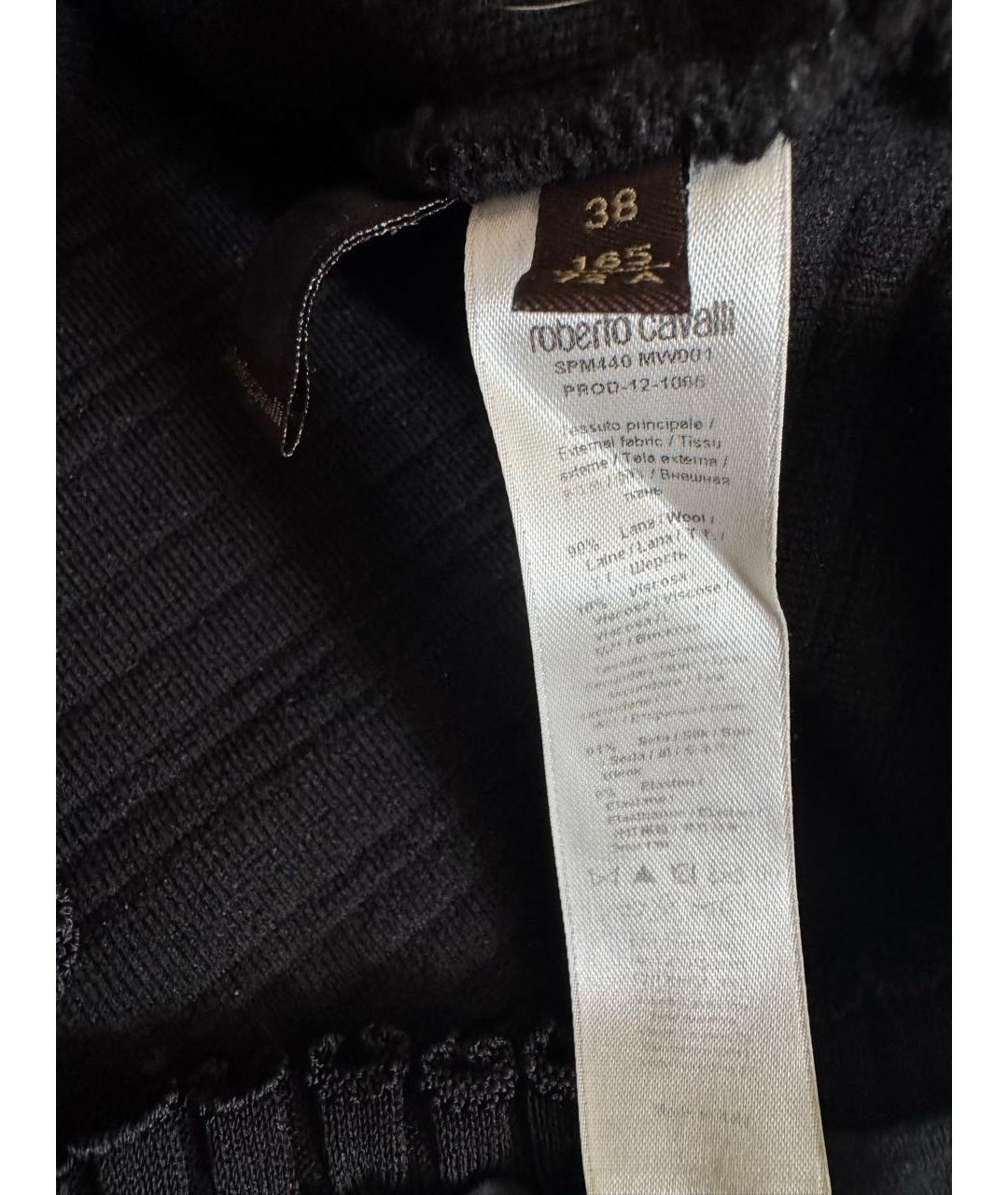 ROBERTO CAVALLI Черная юбка мини, фото 4