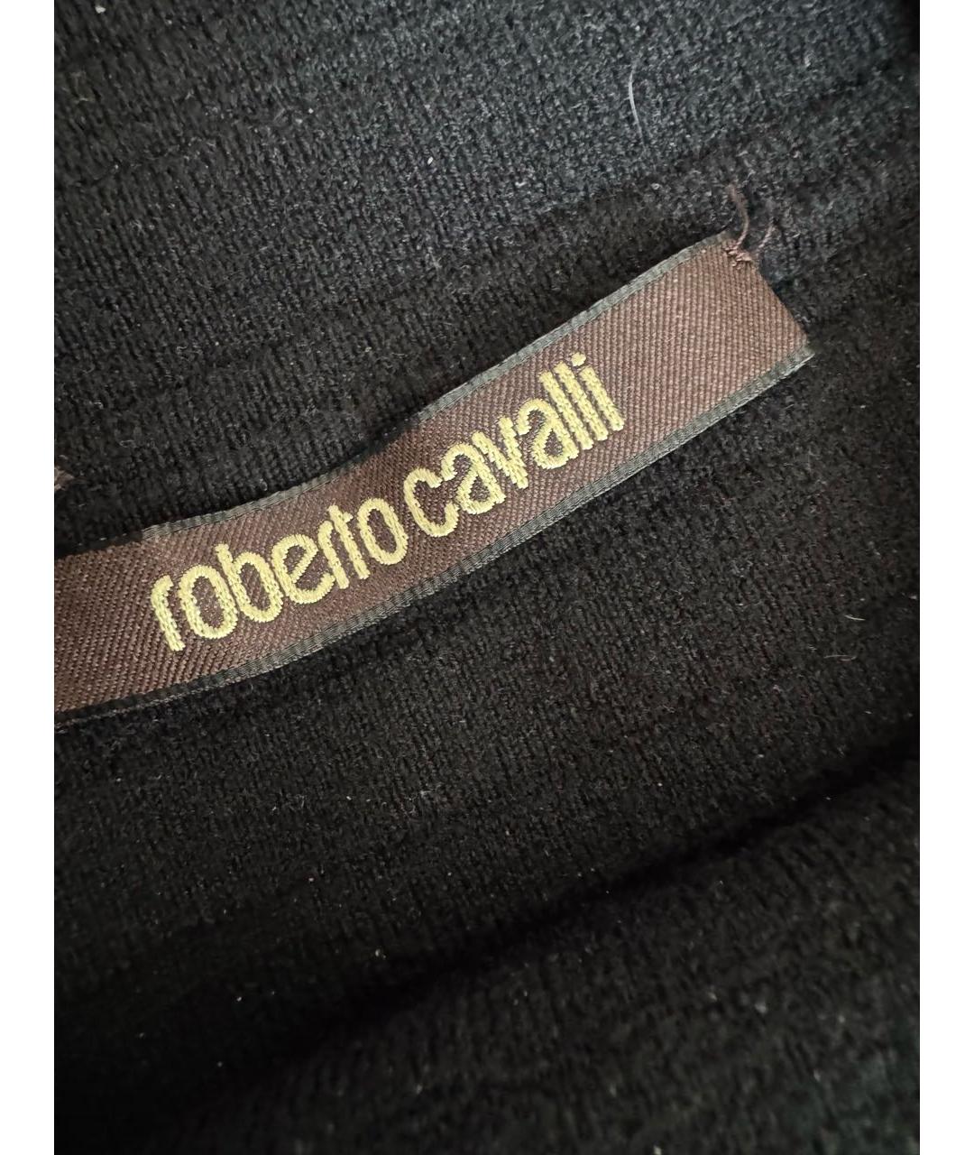 ROBERTO CAVALLI Черная юбка мини, фото 3