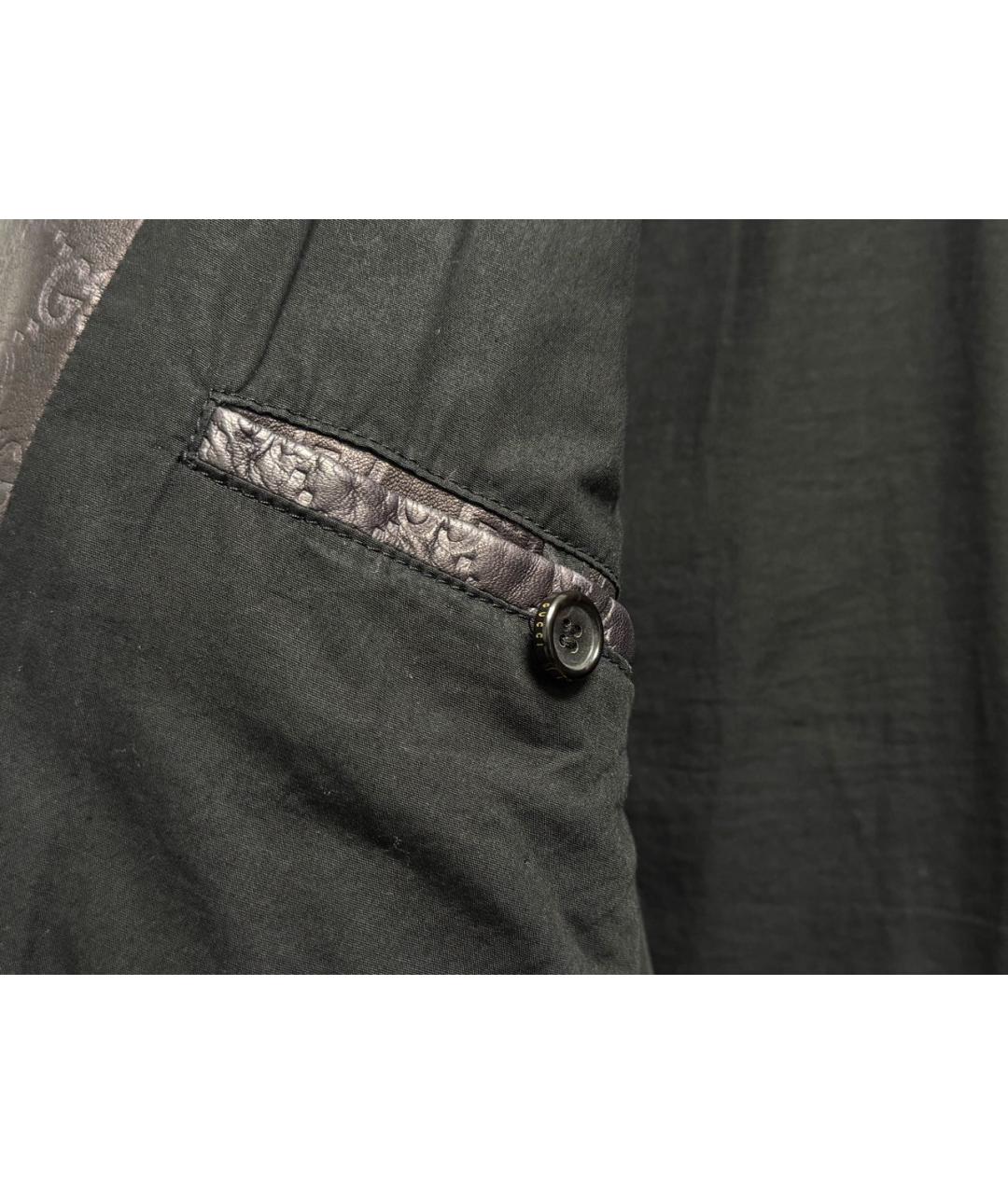 GUCCI Черная кожаная куртка, фото 8