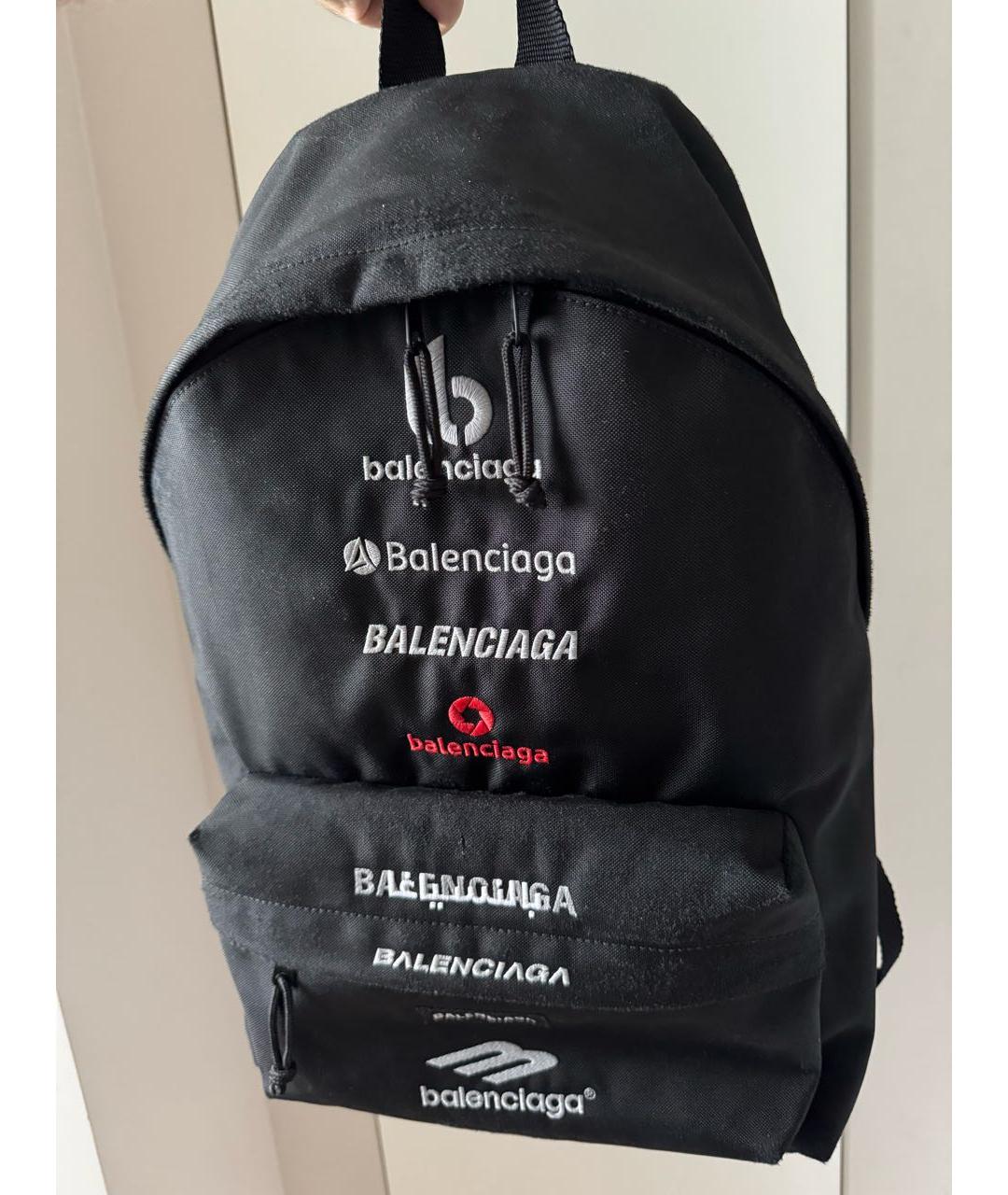 BALENCIAGA Черный рюкзак, фото 2