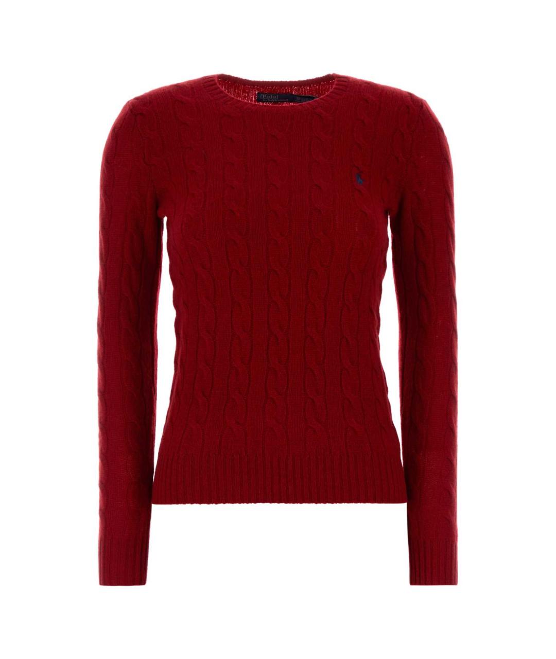 POLO RALPH LAUREN Красный кашемировый джемпер / свитер, фото 1
