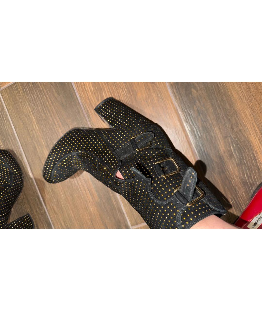 Laurence Jenkell Черные замшевые ботинки, фото 5