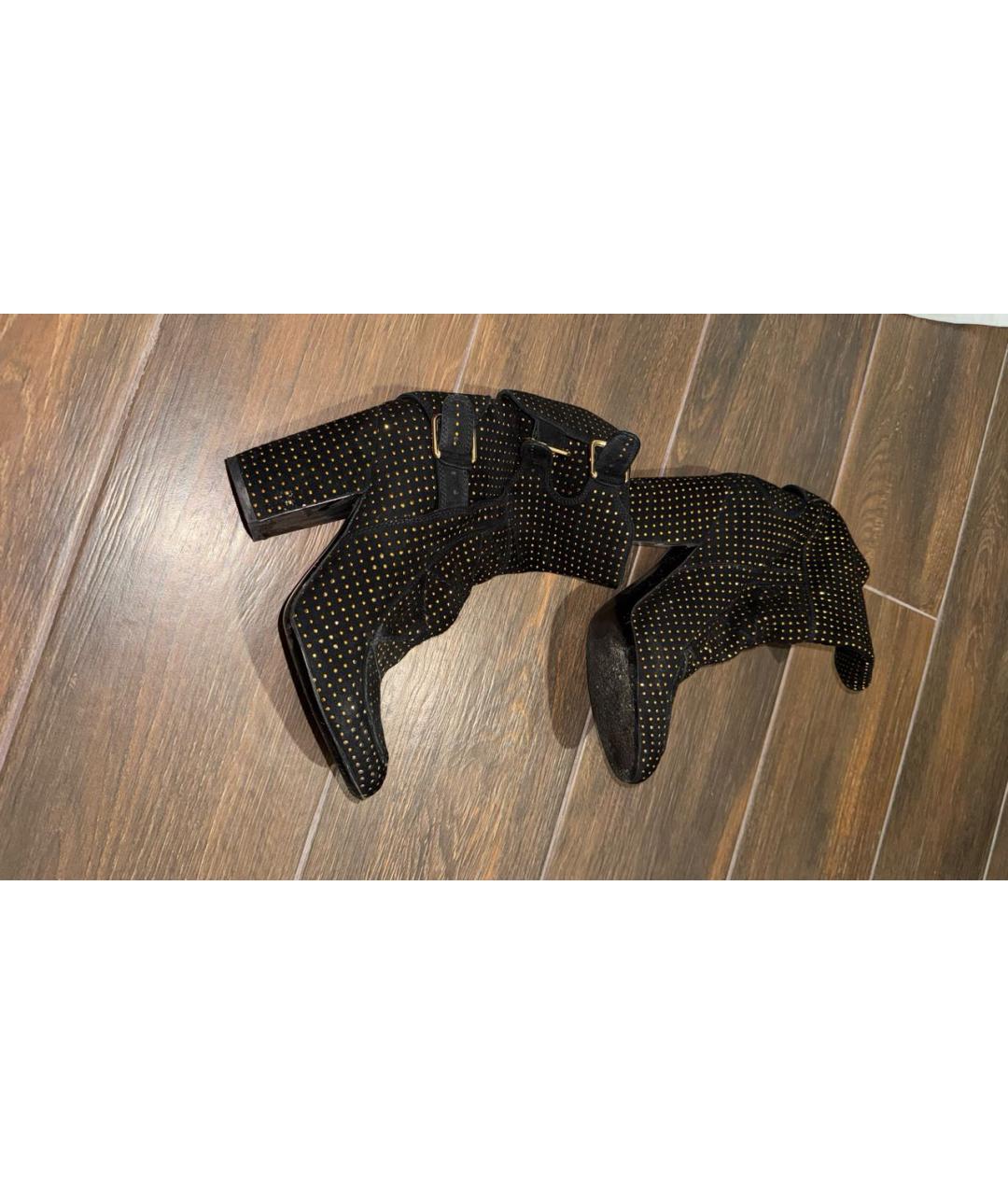 Laurence Jenkell Черные замшевые ботинки, фото 7