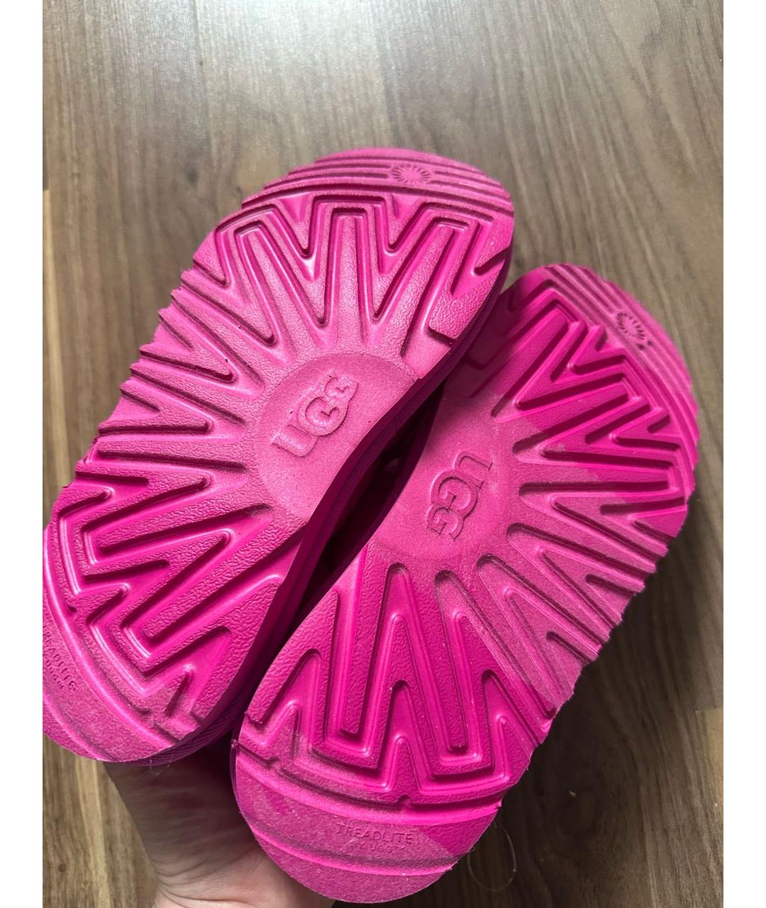 UGG AUSTRALIA Фуксия мокасины, фото 5