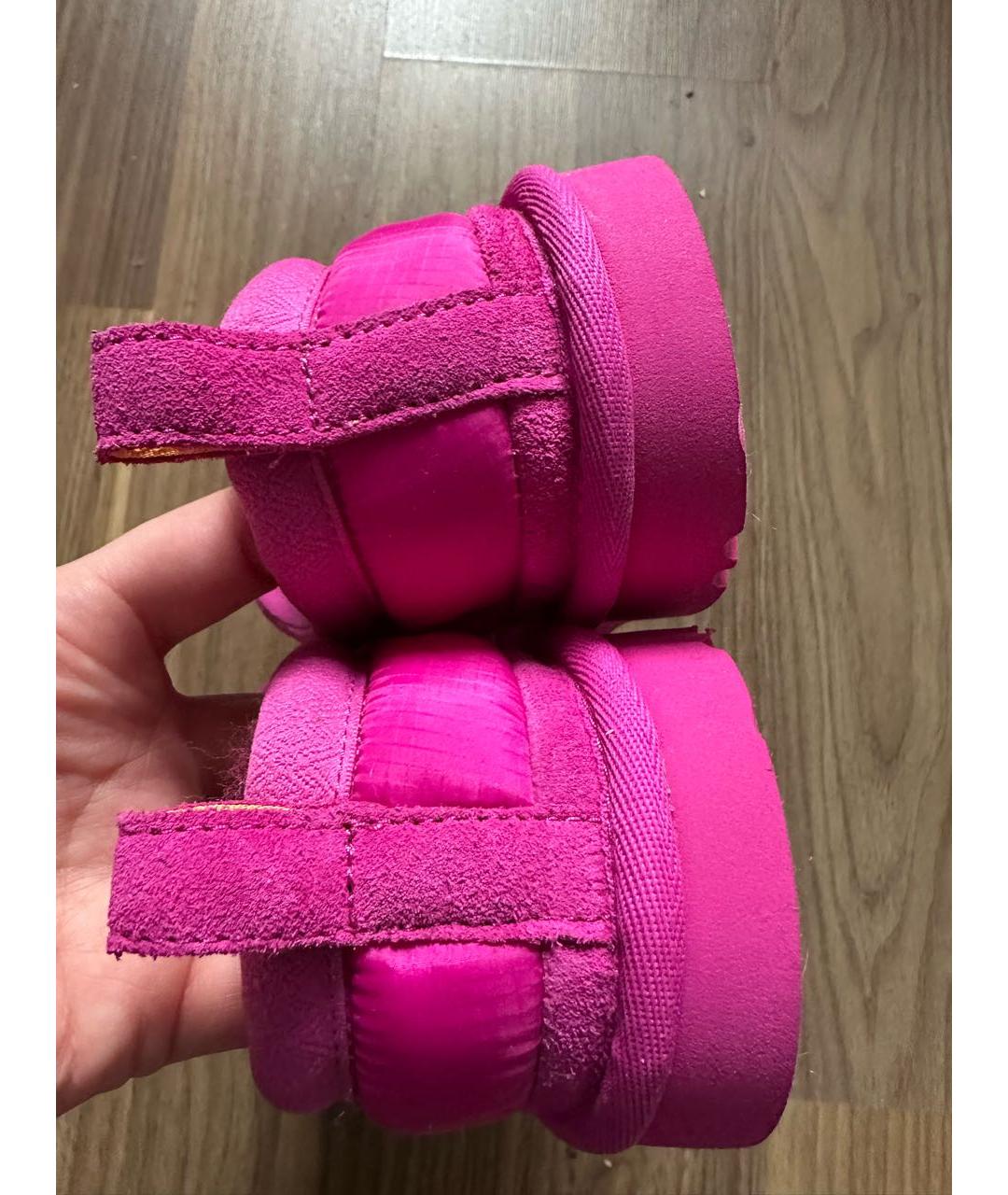 UGG AUSTRALIA Фуксия мокасины, фото 4