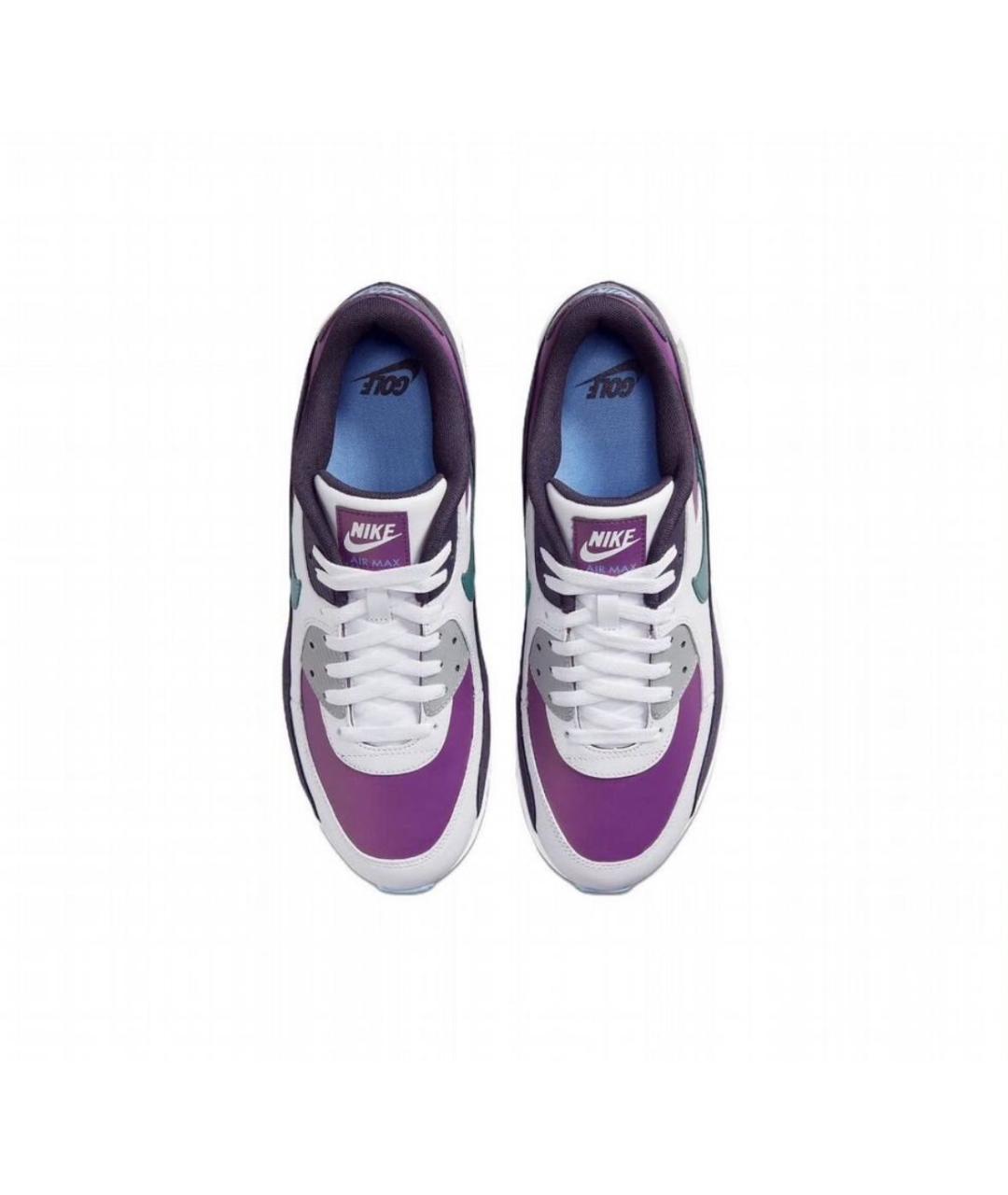 NIKE Белые кожаные низкие кроссовки / кеды, фото 3