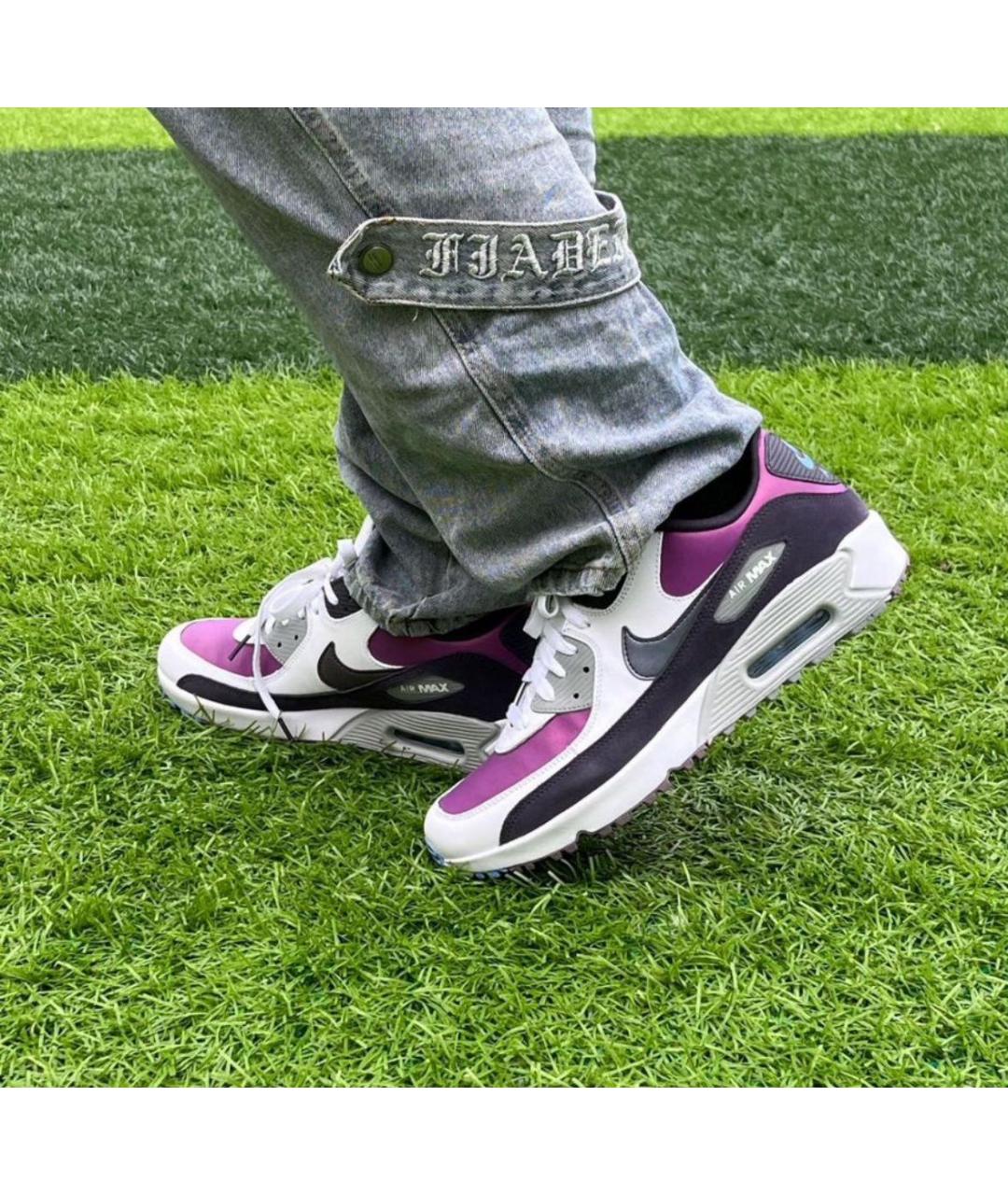 NIKE Белые кожаные низкие кроссовки / кеды, фото 5