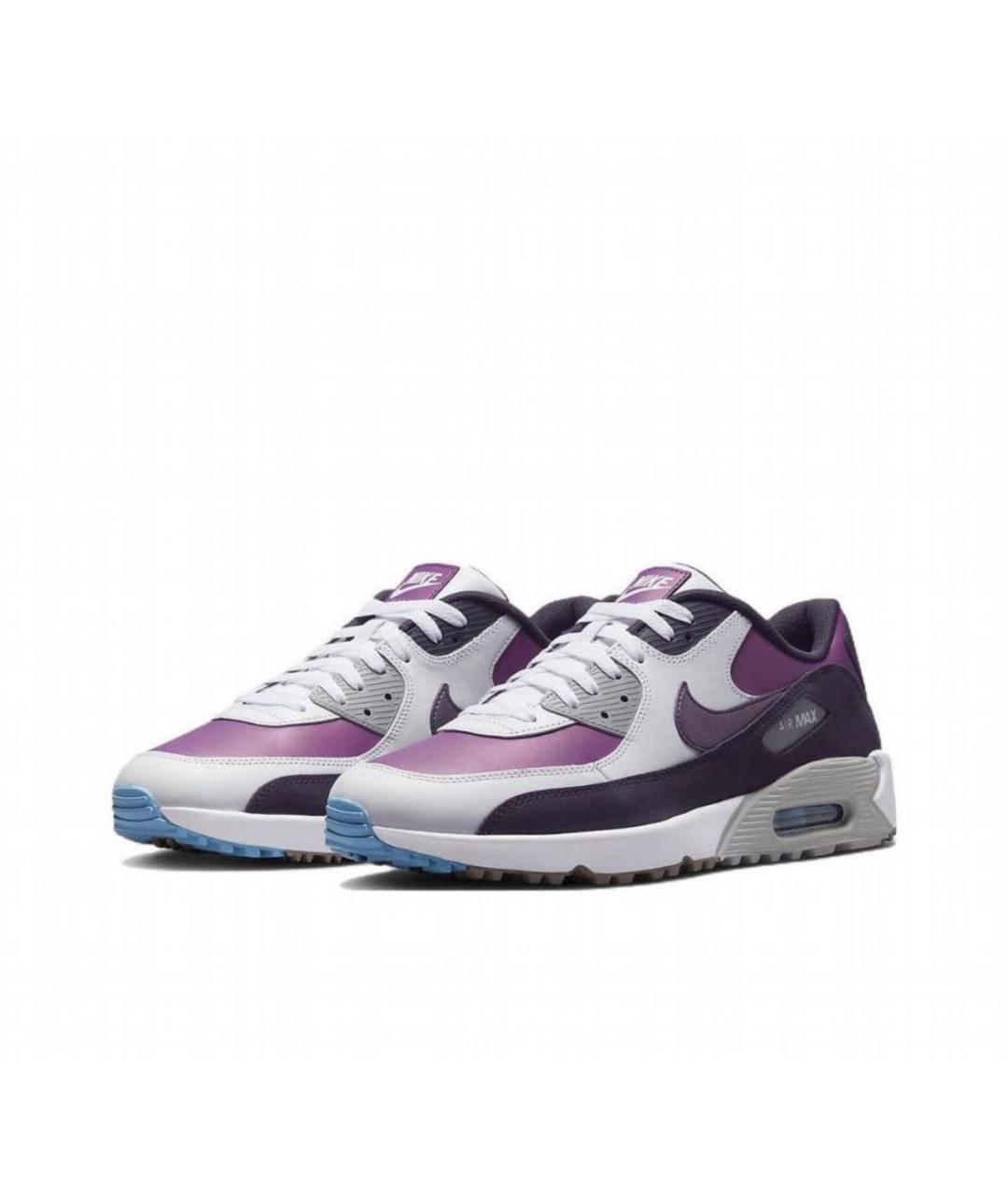 NIKE Белые кожаные низкие кроссовки / кеды, фото 2