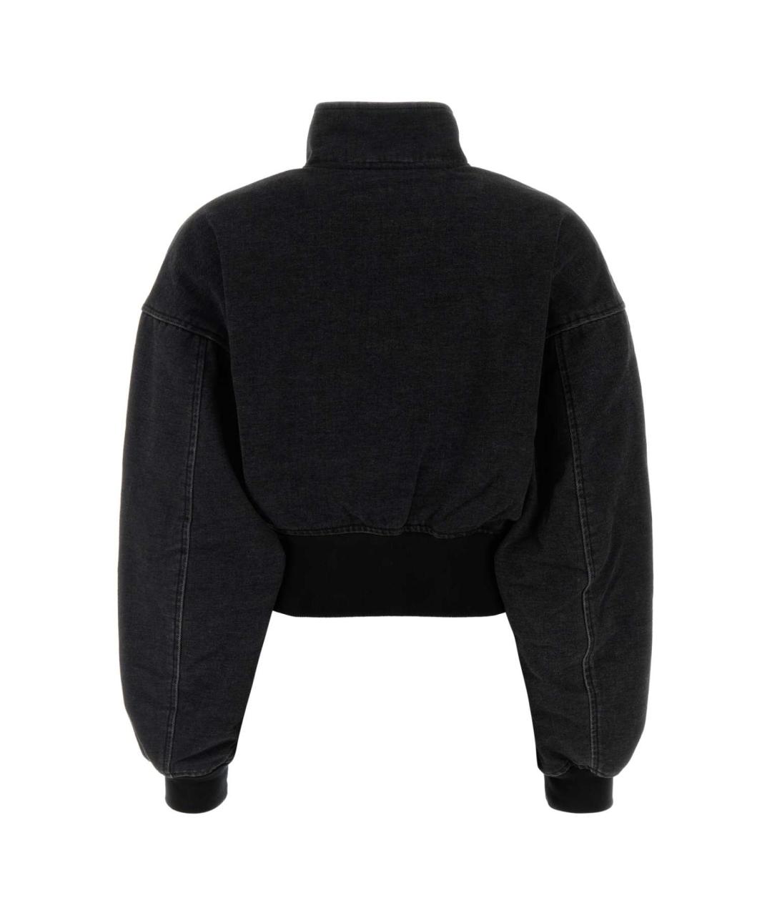 ALEXANDER WANG Черная хлопко-эластановая куртка, фото 2