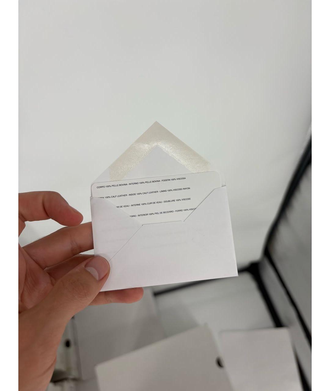 MAISON MARGIELA Черный кожаный кардхолдер, фото 4